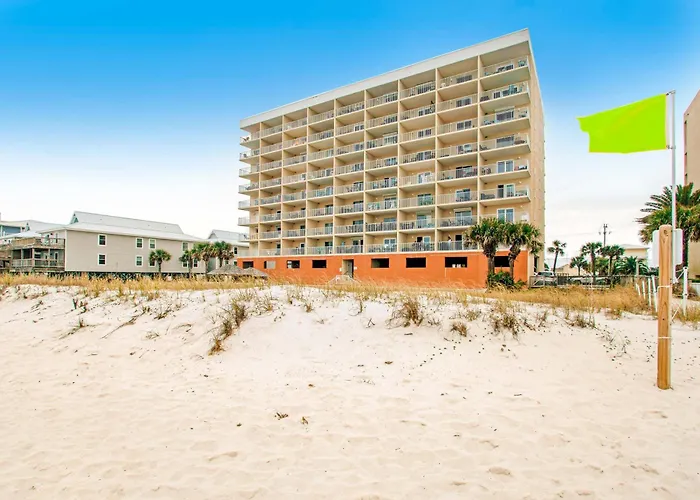 Attractive And Convenient Gulf-front Right On With Shared Pool Hot Tub Holiday home Gulf Shores